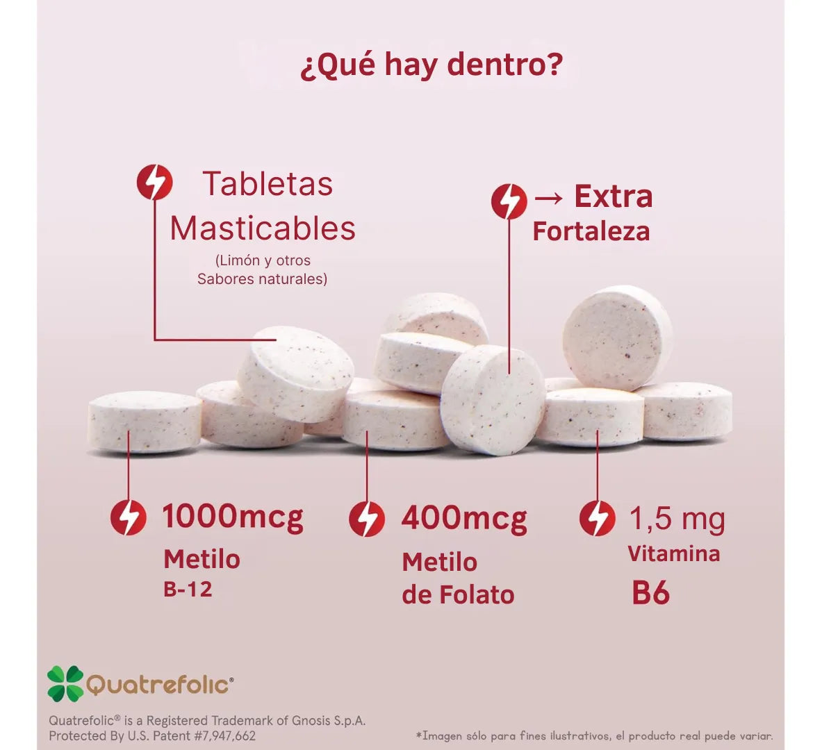 Metilo B12/ Folato Vitamina Jarrow