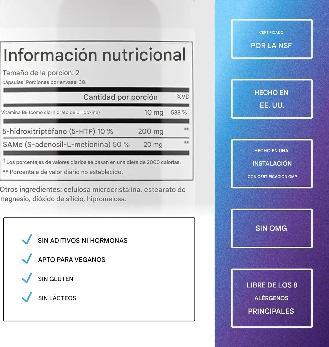 5-HTP 200 mg – Dr. Emil | 60 Cápsulas