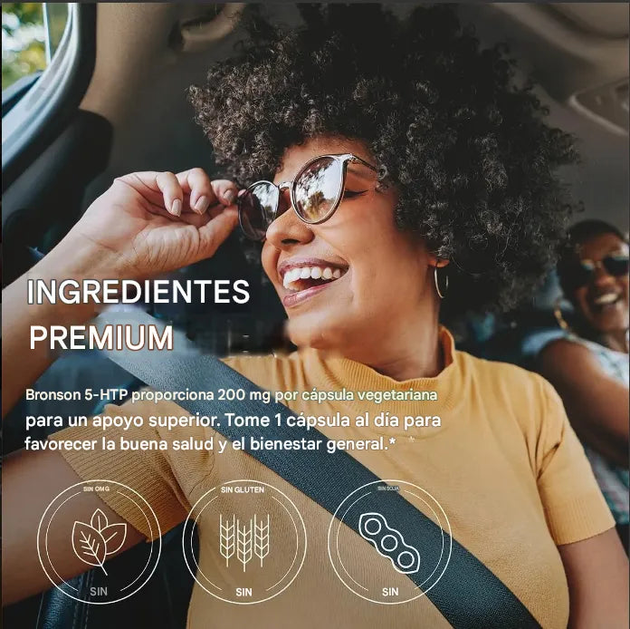 5-HTP Bronson 200 mg – 120 Cápsulas Vegetarianas