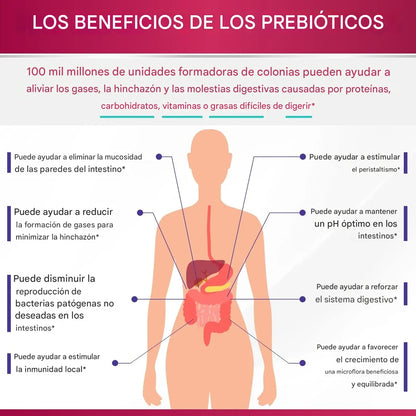 Probióticos Crudos Premium para Mujeres – 100 mil millones CFU