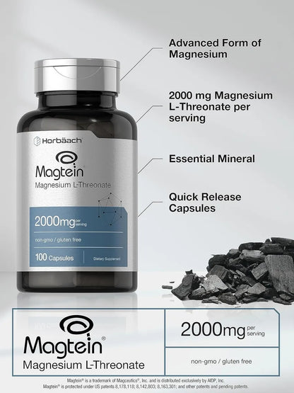 L-Treonato de Magnesio (Magtein) – Horbäach | Cápsulas
