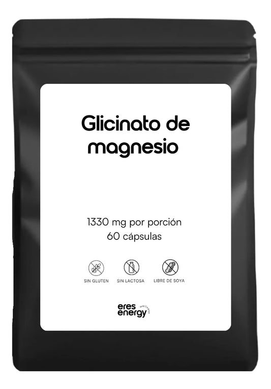 Glicinato de magnesio cápsulas 60 unidades relajación muscular