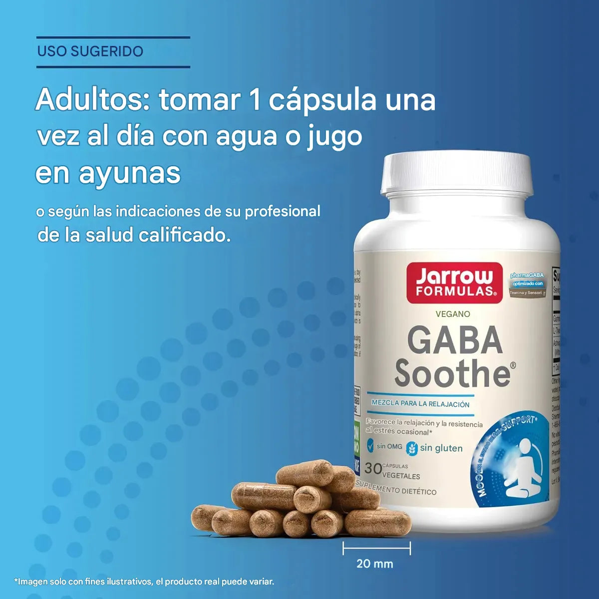 GABA Soothe – Jarrow | 30 Cápsulas