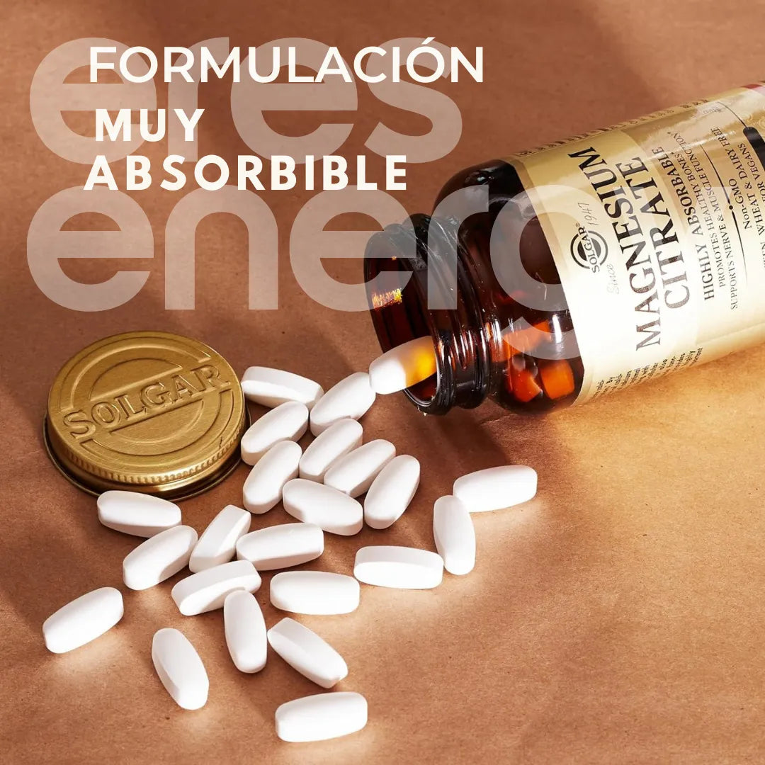 Citrato de Magnesio Solgar – 120 tabletas