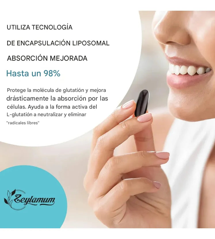 Glutatión Liposomal con Ácido Hialurónico y Resveratrol