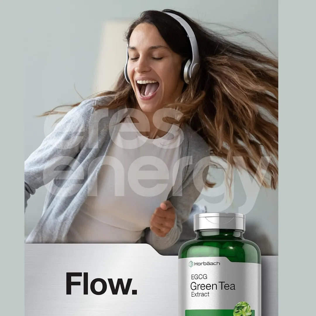 Extracto de Té Verde 1800 mg – Horbäach | 180 Cápsulas