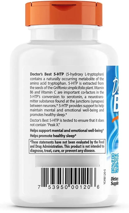 5-HTP con Vitaminas B6 y C – Doctor’s Best