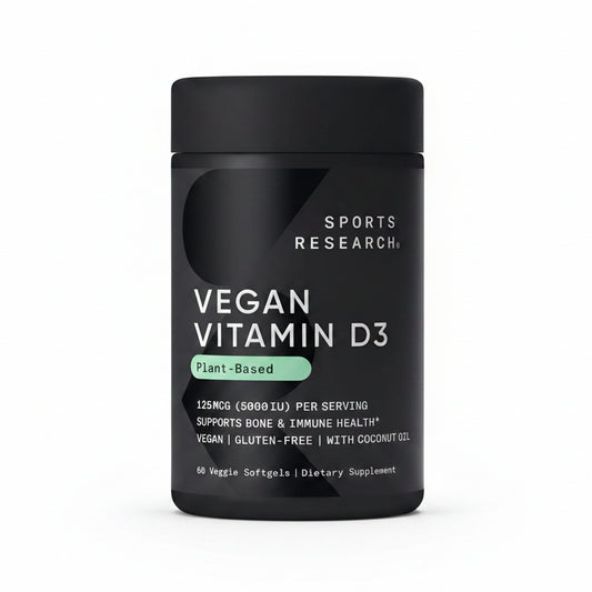 Vitamina D3 Vegana 5000 UI – Sport Research | 60 Cápsulas