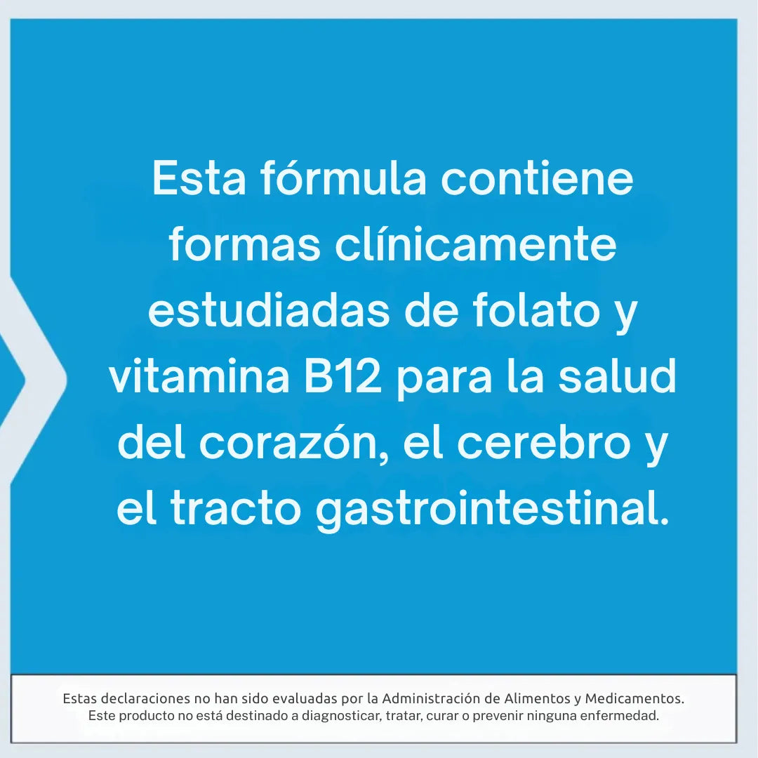 Folato 800 mcg + Vitamina B12 – Life Extension