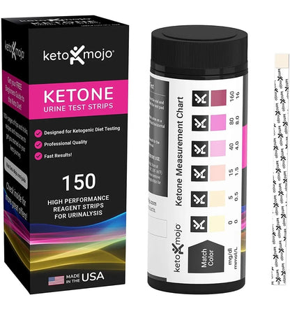 Tiras Reactivas para Cetosis – Cetona Keto-Mojo