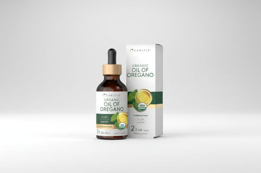 Aceite de orégano orgánico líquido gotas apoyo inmune
