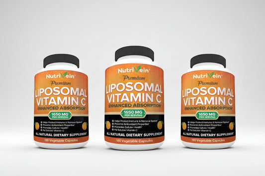 Vitamina c liposomal 1650 mg pack 3 apoyo inmune