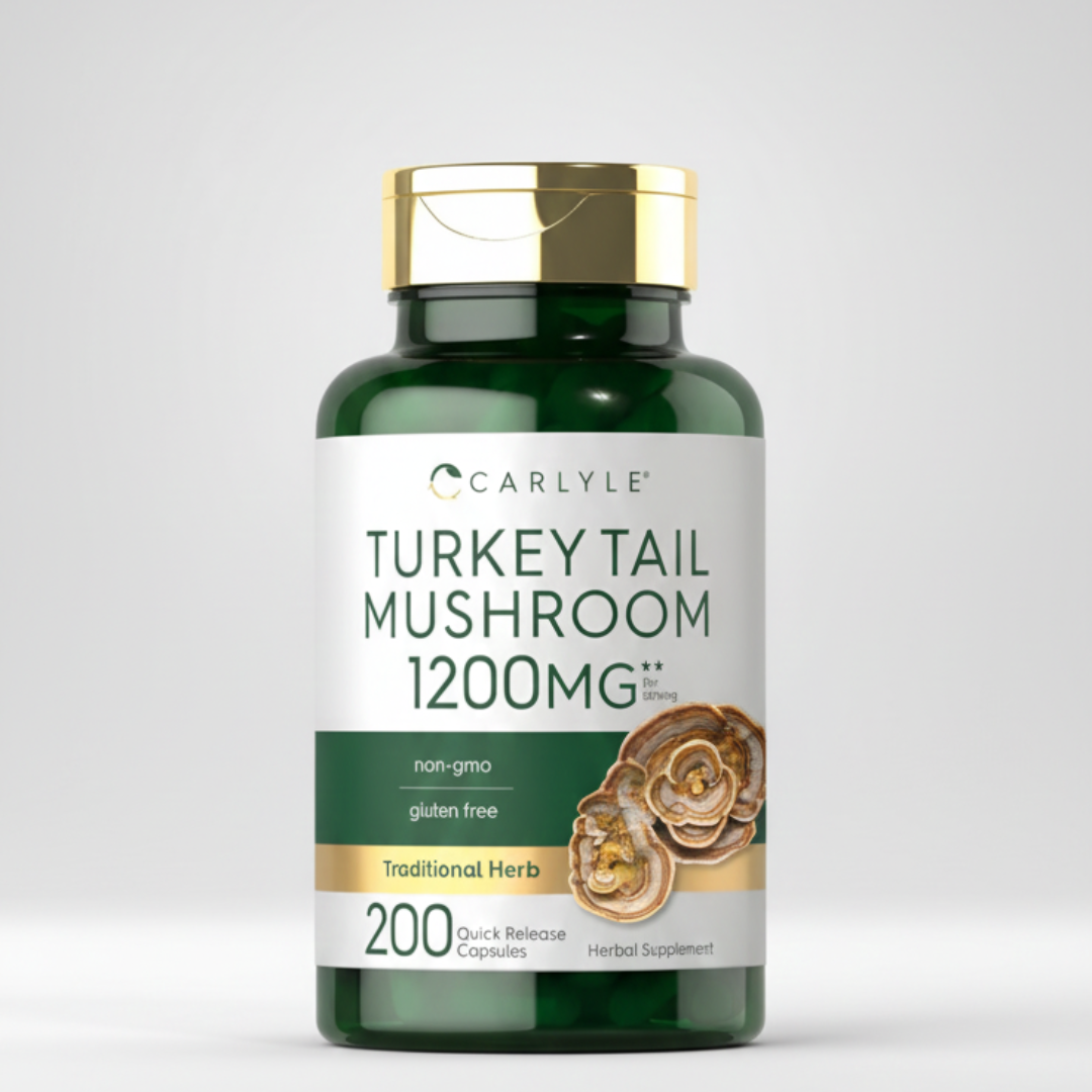 Cápsulas de hongos cola de pavo