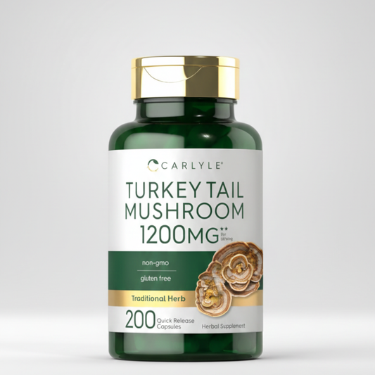 Cápsulas de hongos cola de pavo