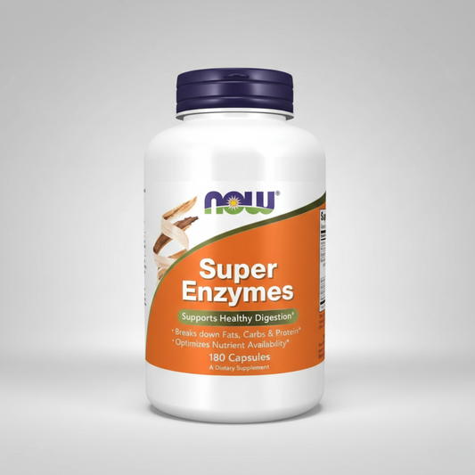 Now Super Enzymas Digestivas 180 Capsulas