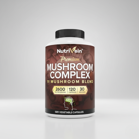 Nutrivein Complejo de Hongos Premium 2600 mg