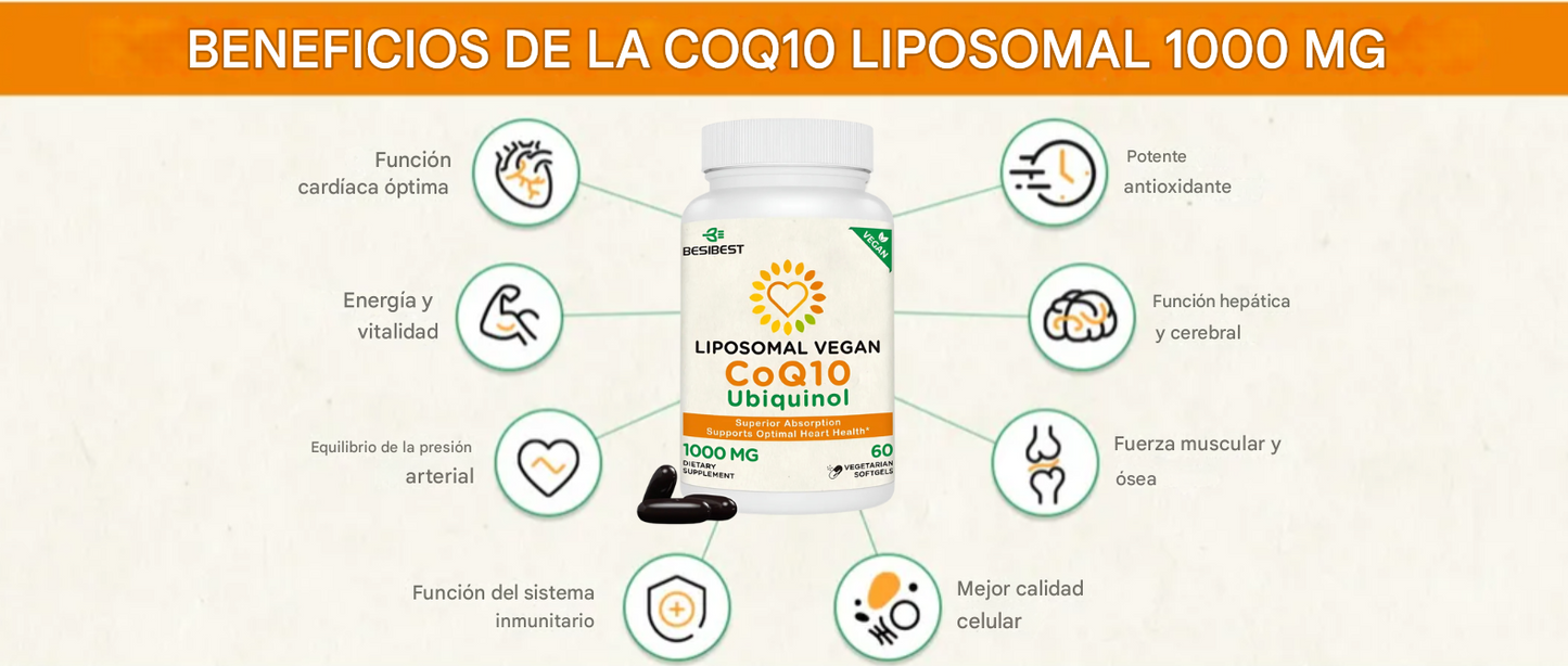 Coenzima Q10 Liposomal 1000 Mg