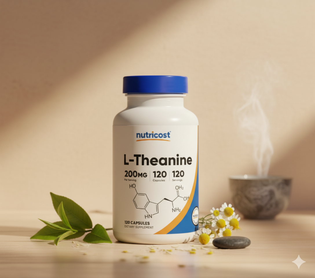 L -Teanina 200 mg – 120 Cápsulas Doble Fuerza