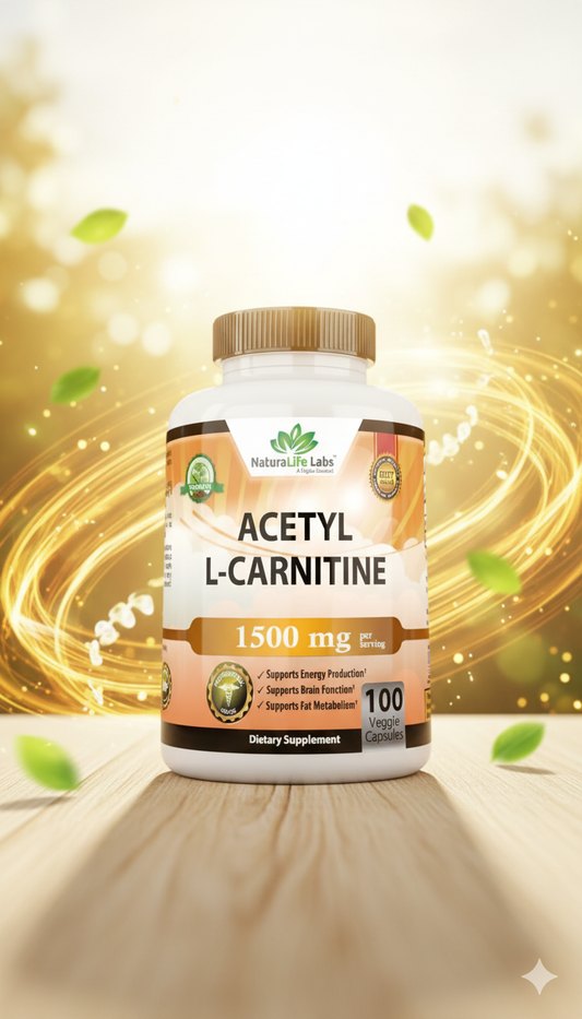 Acetil L-Carnitina Vegana – NaturaLife Labs