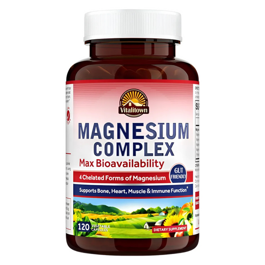 Complejo de Magnesio de Vitalitown – 120 cápsulas vegetales