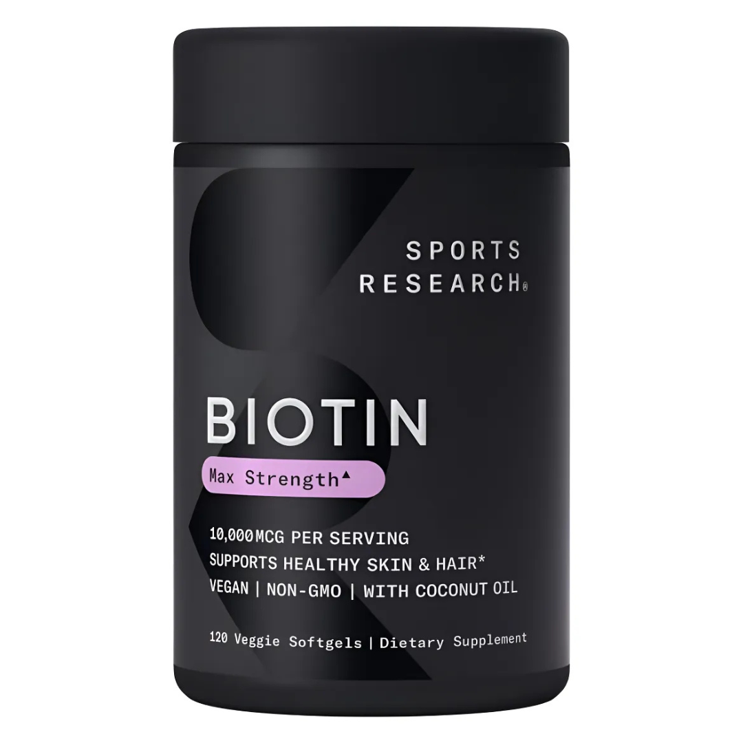 Sports Research Biotina + Aceite de Coco Orgánico