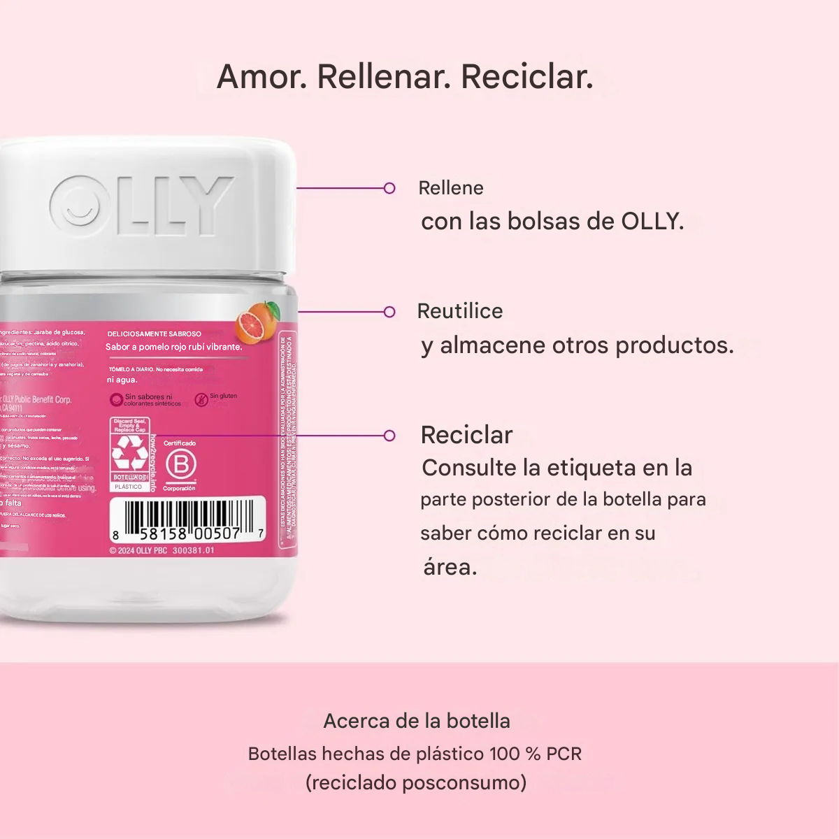 Olly Undeniable Beauty – Gomitas para Belleza Total